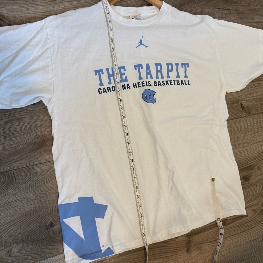Nike Silver Tag White and Blue Carolina Basketball T-Shirt size large - Picture 6 of 6